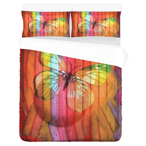 Butterfly by Nico Bielow 3-Piece Bedding Set