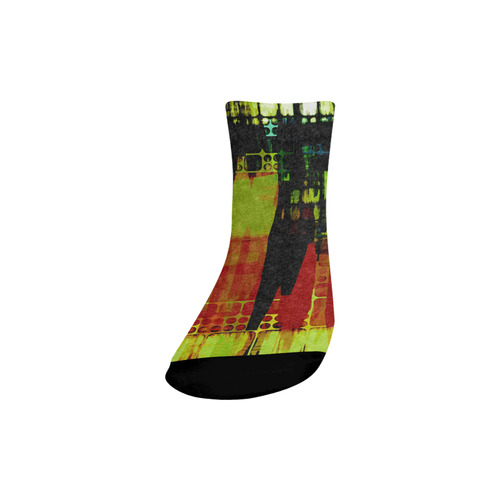 Grunge texture Quarter Socks