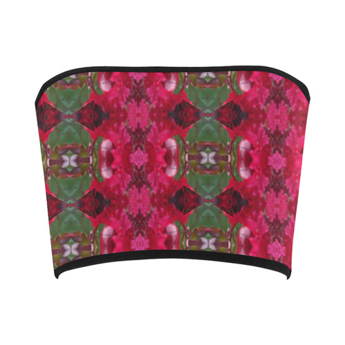 Christmas Wrapping Paper Designed Bandeau Top Bandeau Top
