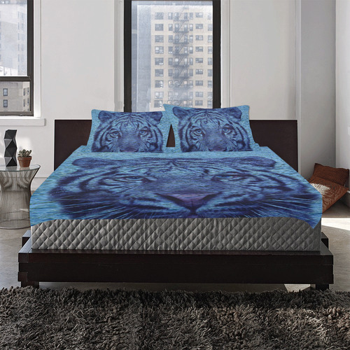 Tiger and Water 3-Piece Bedding Set