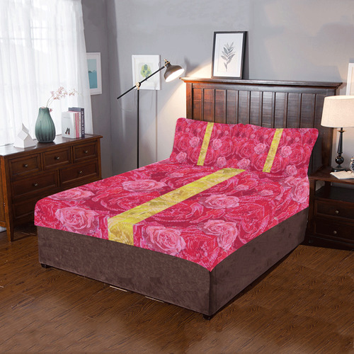 Rose and roses and another rose 3-Piece Bedding Set