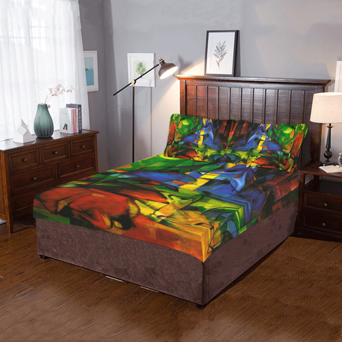 Deers in Wood by Franz Marc 3-Piece Bedding Set