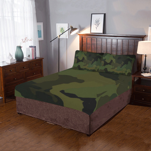 camo 1 3-Piece Bedding Set