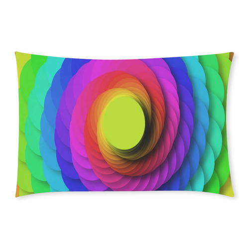 Psychodelic Spirale In Rainbow Colors 3-Piece Bedding Set