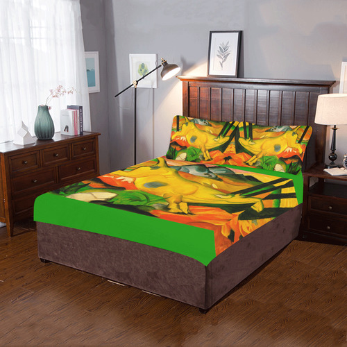 The Yellow Cow by Franz Marc 3-Piece Bedding Set