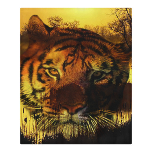 Tiger Face 3-Piece Bedding Set