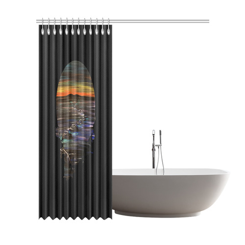 Night Walk Shower Curtain 72"x84"