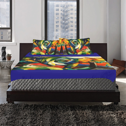 The Mandrill by Franz Marc 3-Piece Bedding Set