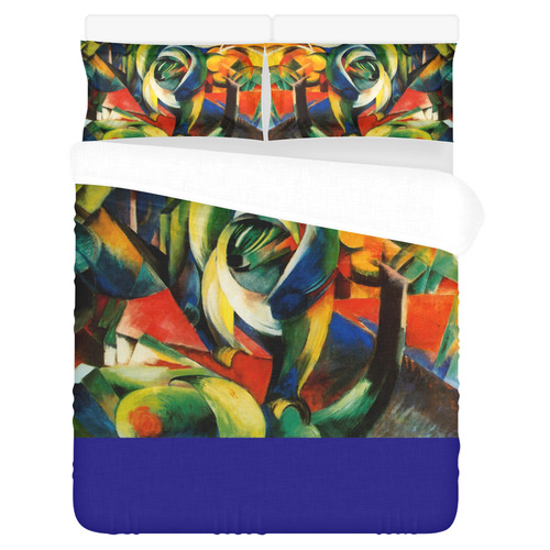 The Mandrill by Franz Marc 3-Piece Bedding Set