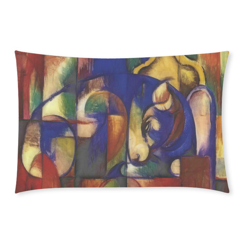 The resting bull by Franz Marc 3-Piece Bedding Set