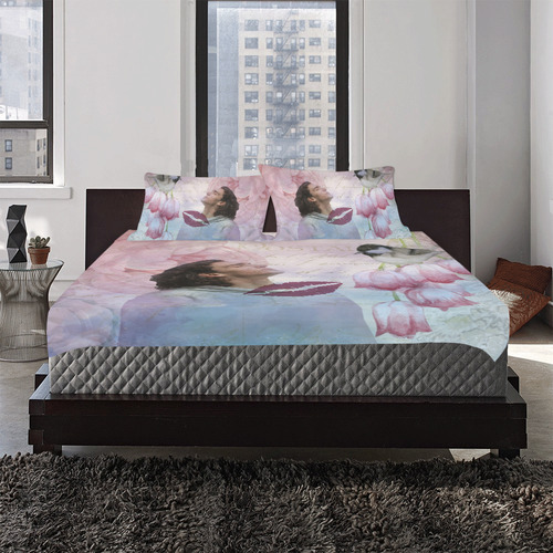 Romantic Boy Scrapbook 3-Piece Bedding Set