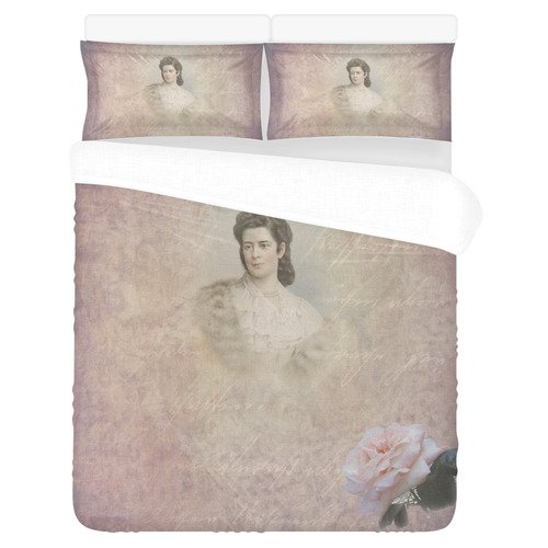 Sissi, Empress of Austria and Queen from Hungary 3-Piece Bedding Set