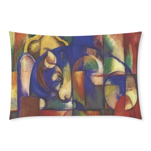 The resting bull by Franz Marc 3-Piece Bedding Set