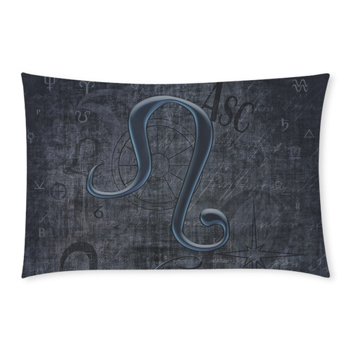 Astrology Zodiac Sign Leo in Grunge Style 3-Piece Bedding Set