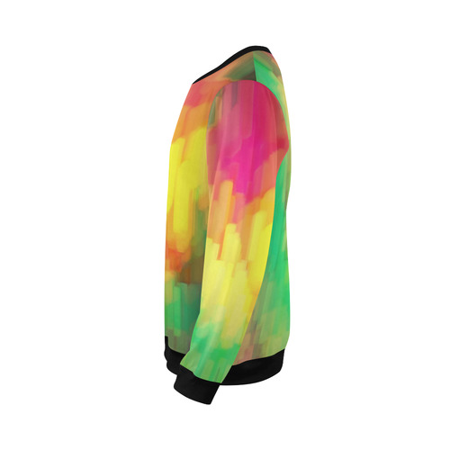 Pastel shapes painting All Over Print Crewneck Sweatshirt for Men (Model H18)