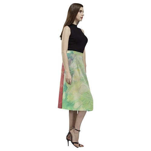 Painted canvas Aoede Crepe Skirt (Model D16)