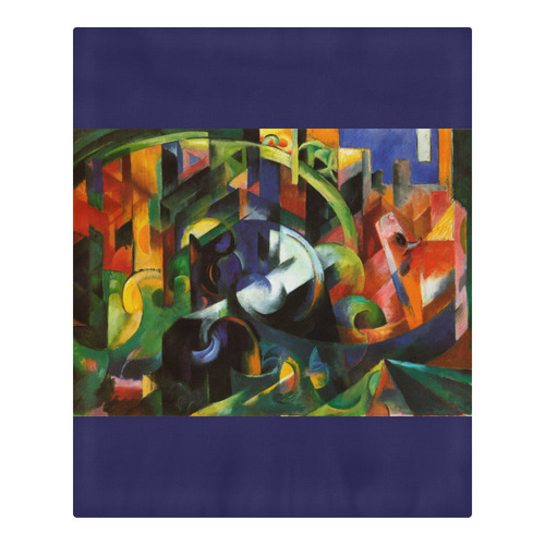 Picture With Cows by Franz Marc 3-Piece Bedding Set