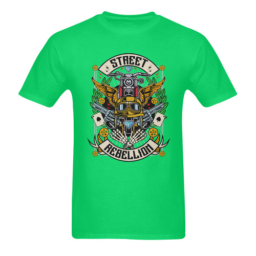 Street Rebellion Modern Green Sunny Men's T- shirt (Model T06)