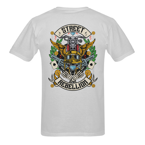 Street Rebellion Modern Grey Sunny Men's T- shirt (Model T06)