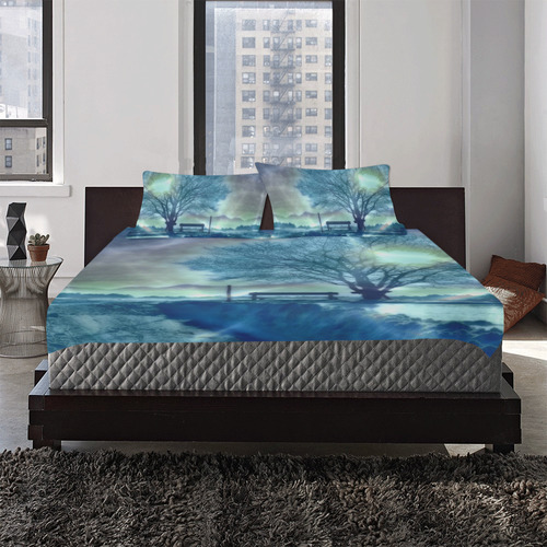 Awesome winter Impression by JamColors 3-Piece Bedding Set