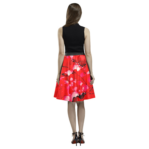 "Love" Melete Pleated Midi Skirt (Model D15)