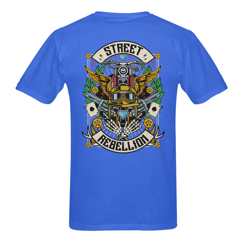 Street Rebellion Modern Blue Sunny Men's T- shirt (Model T06)