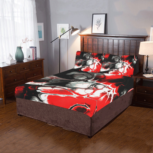 gorgeous Fractal 175 3-Piece Bedding Set