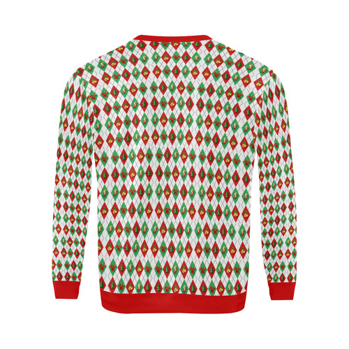Ugly Christmas All Over Print Crewneck Sweatshirt for Men (Model H18)