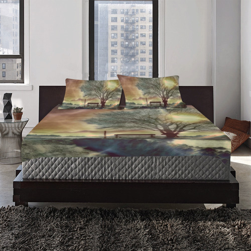 Awesome winter Impression C by JamColors 3-Piece Bedding Set
