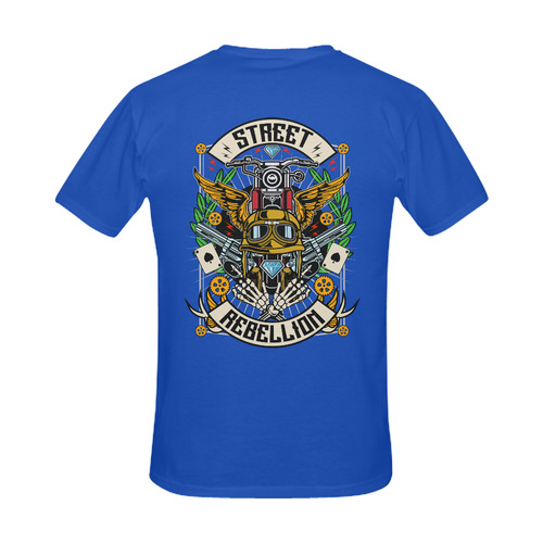 Street Rebellion Modern Blue Men's Slim Fit T-shirt (Model T13)