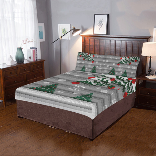 Christmas Wonderland Bedding Set 3-Piece Bedding Set