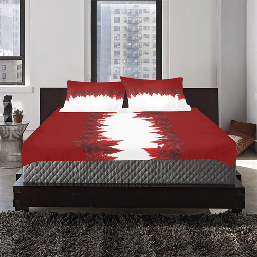 Canada Maple Leaf Bedding Sets 3-Piece Bedding Set