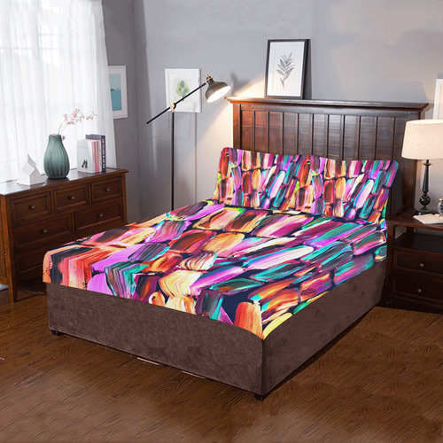 Neon Sugarcane 3-Piece Bedding Set