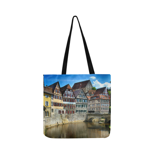 German Buildings Reusable Shopping Bag Model 1660 (Two sides)