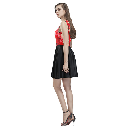 "Red Rum" Thea Sleeveless Skater Dress(Model D19)