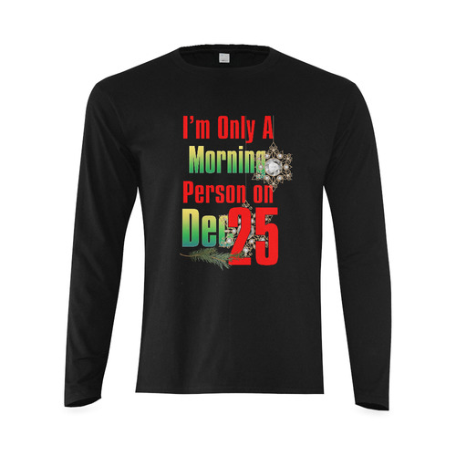 Christmas morning Sunny Men's T-shirt (long-sleeve) (Model T08)
