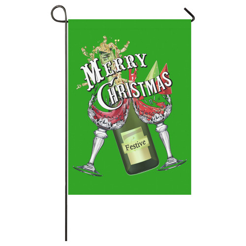 Merry Christmas Garden Flag 28''x40'' （Without Flagpole）