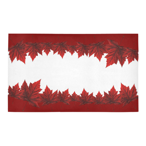 Canada Maple Leaf Floor Mats Azalea Doormat 30" x 18" (Sponge Material)