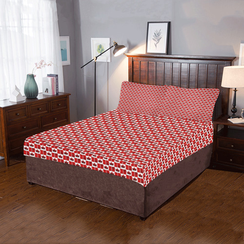 Canadian Flag Bedding Set 3-Piece Bedding Set