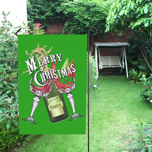 Merry Christmas Garden Flag 28''x40'' （Without Flagpole）