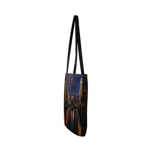 Hamburg at Night Reusable Shopping Bag Model 1660 (Two sides)