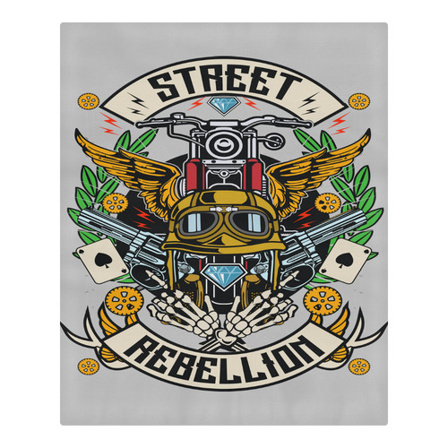 Street Rebellion Modern Grey 3-Piece Bedding Set