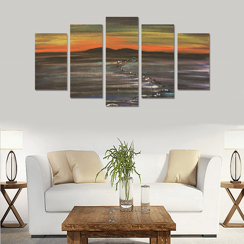 Night Walk Canvas Print Sets A (No Frame)