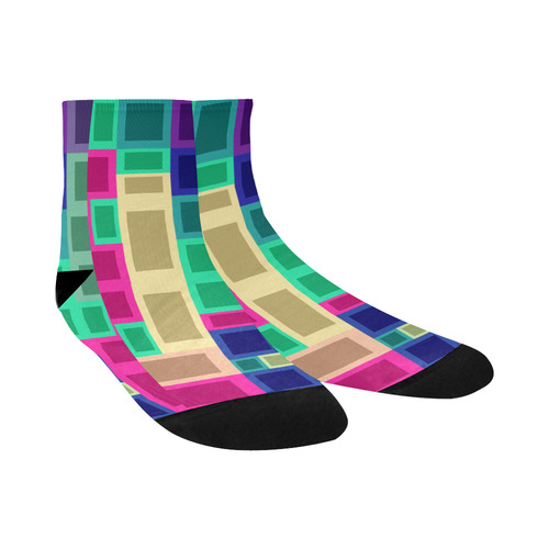 Rectangles and squares Quarter Socks