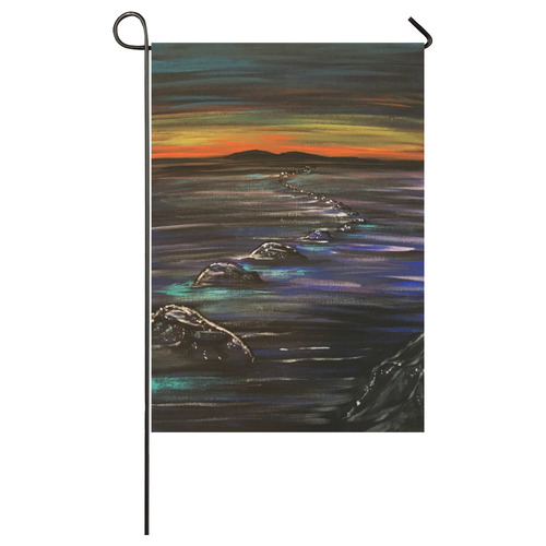 Night Walk Garden Flag 28''x40'' （Without Flagpole）