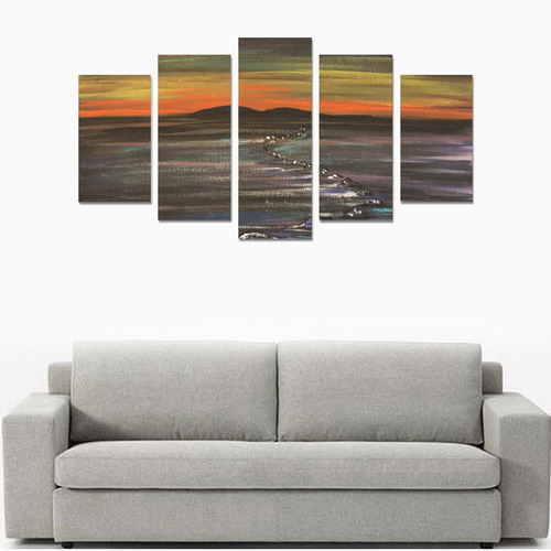 Night Walk Canvas Print Sets A (No Frame)