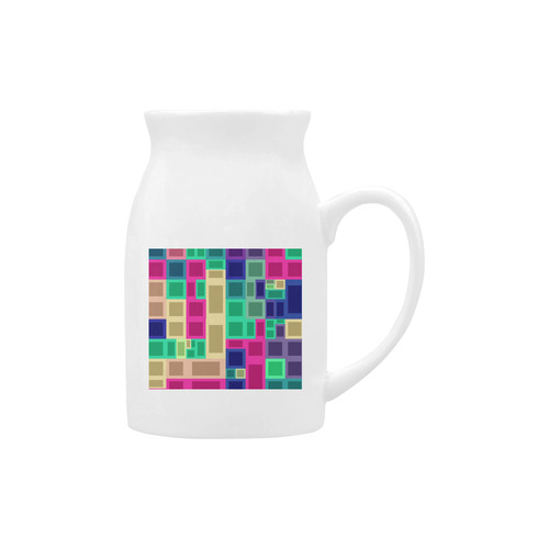 Rectangles and squares Milk Cup (Large) 450ml