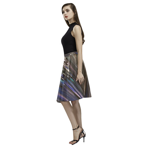 Night Walk Melete Pleated Midi Skirt (Model D15)