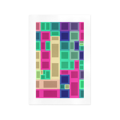 Rectangles and squares Art Print 13‘’x19‘’