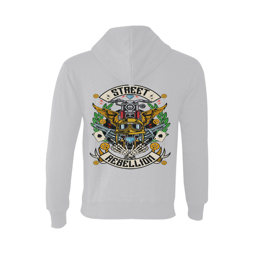 Street Rebellion Modern Grey Oceanus Hoodie Sweatshirt (NEW) (Model H03)